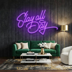 Stay All Day Led Neon Sign Light