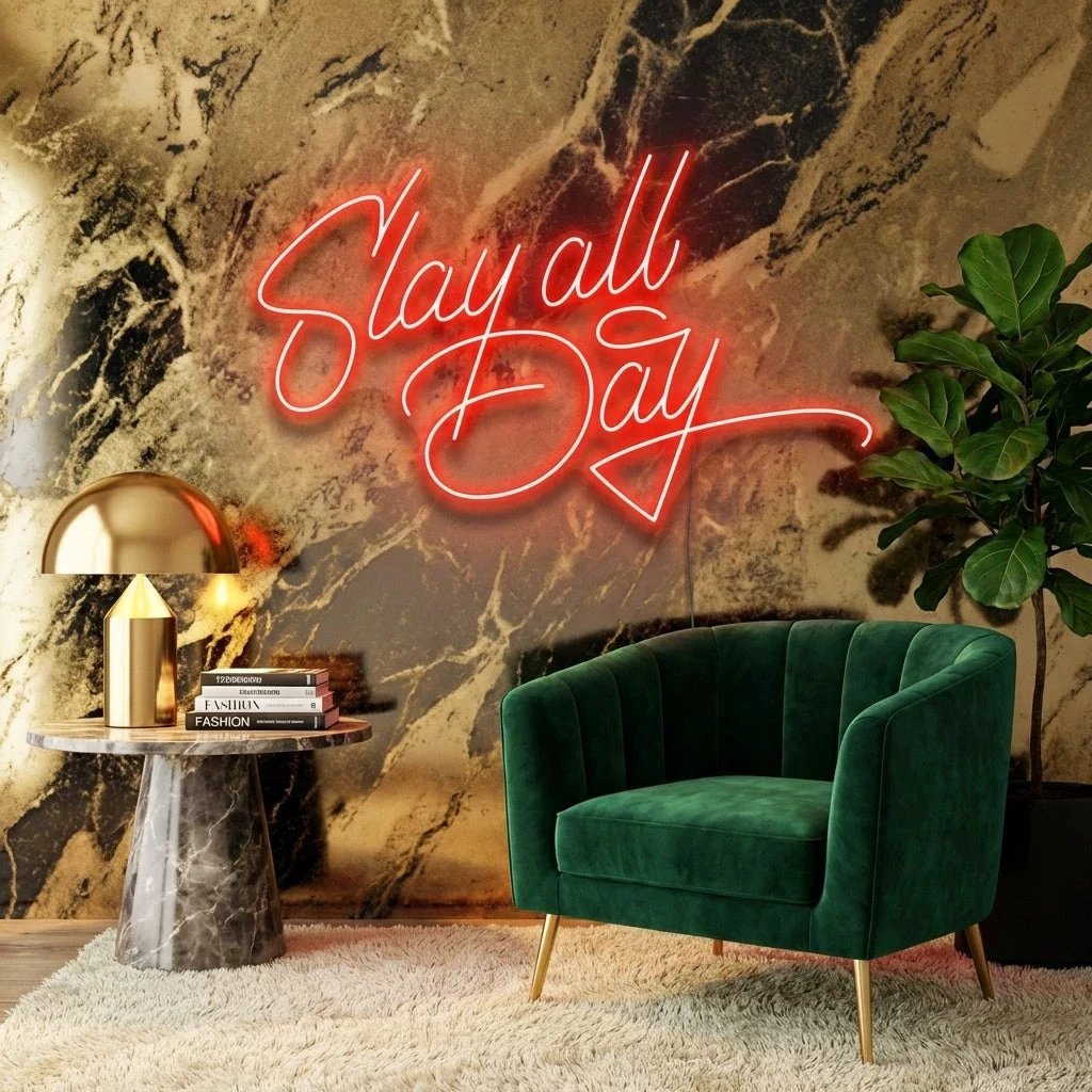 Stay All Day Led Neon Sign Light