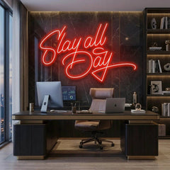 Stay All Day Led Neon Sign Light