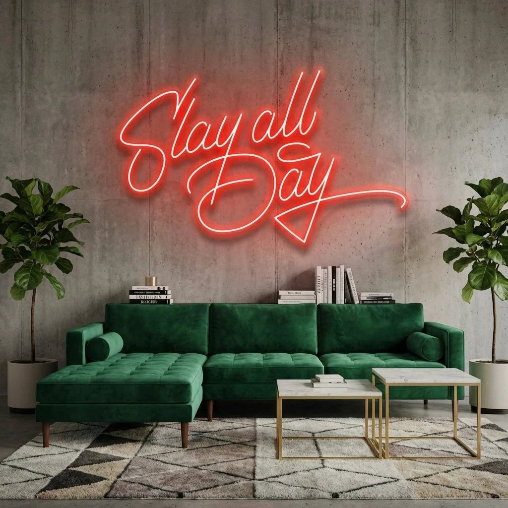 Stay All Day Led Neon Sign Light