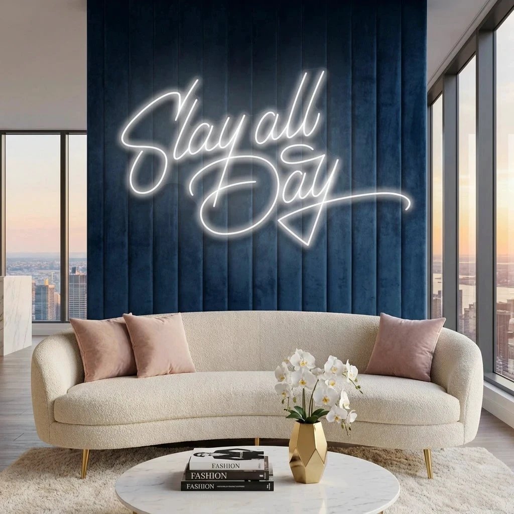 Stay All Day Led Neon Sign Light