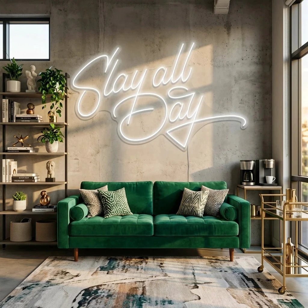 Stay All Day Led Neon Sign Light