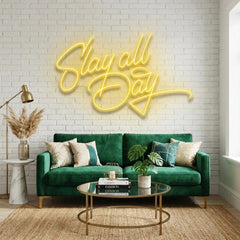 Stay All Day Led Neon Sign Light