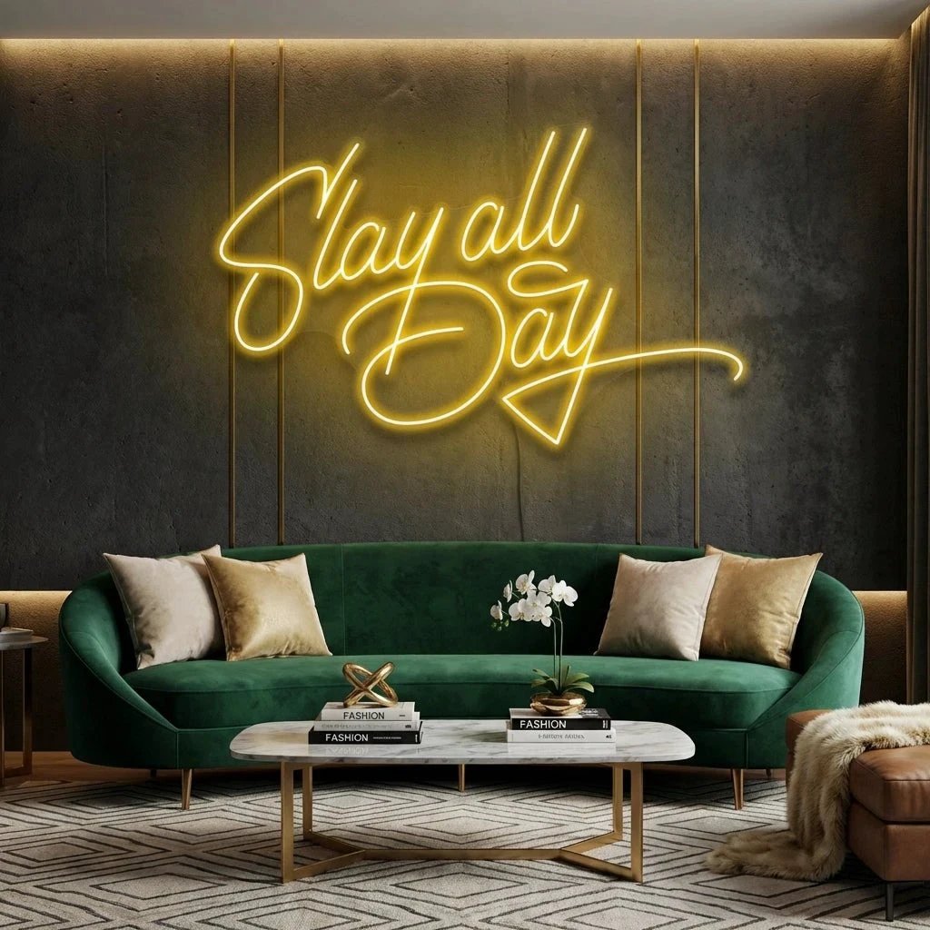 Stay All Day Led Neon Sign Light