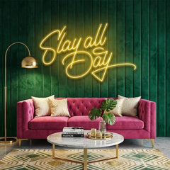 Stay All Day Led Neon Sign Light