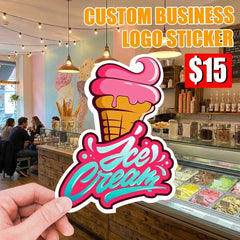 Custom Business Logo Stickers
