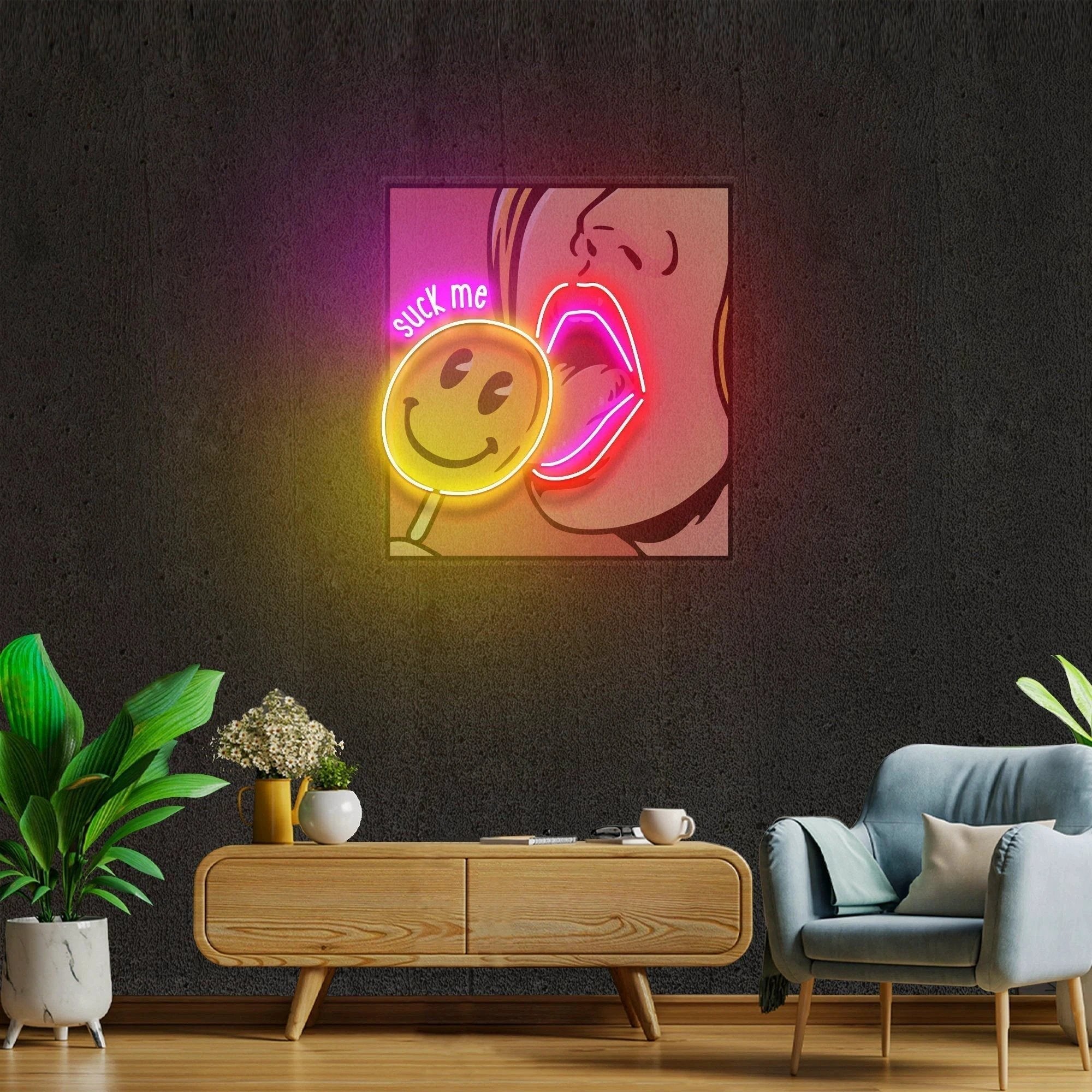 Suck Me Artwork Led Neon Sign Light