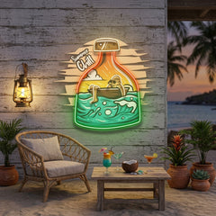 Summer Chill LED Neon Sign Light Pop Art