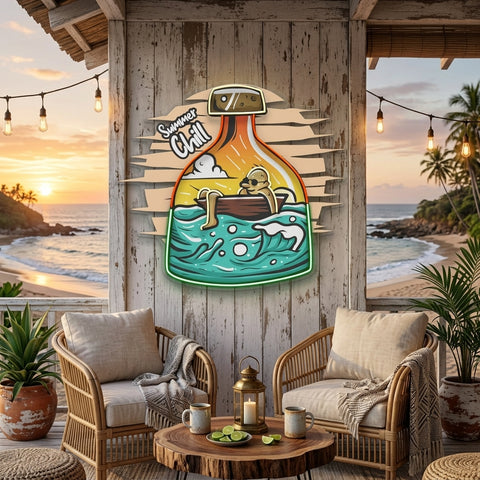 Summer Chill LED Neon Sign Light Pop Art
