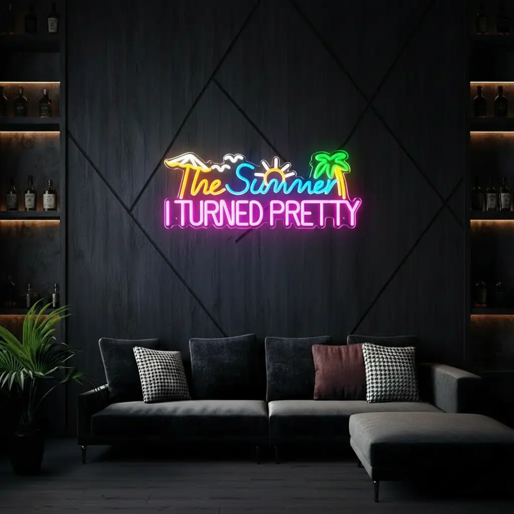 The Summer I Turned Pretty Led Neon Sign Neon Room Decor Sign