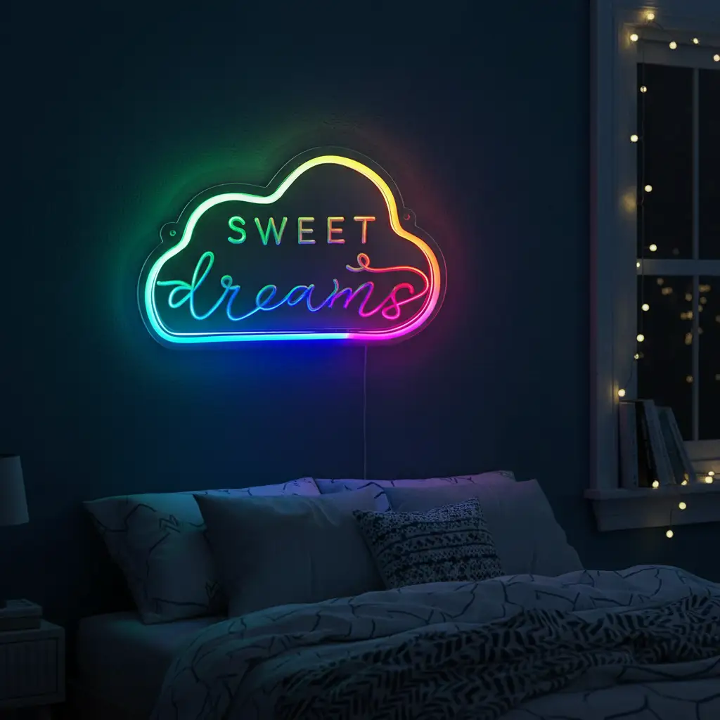 Mirror Neon Sign for Home&Shop Decor