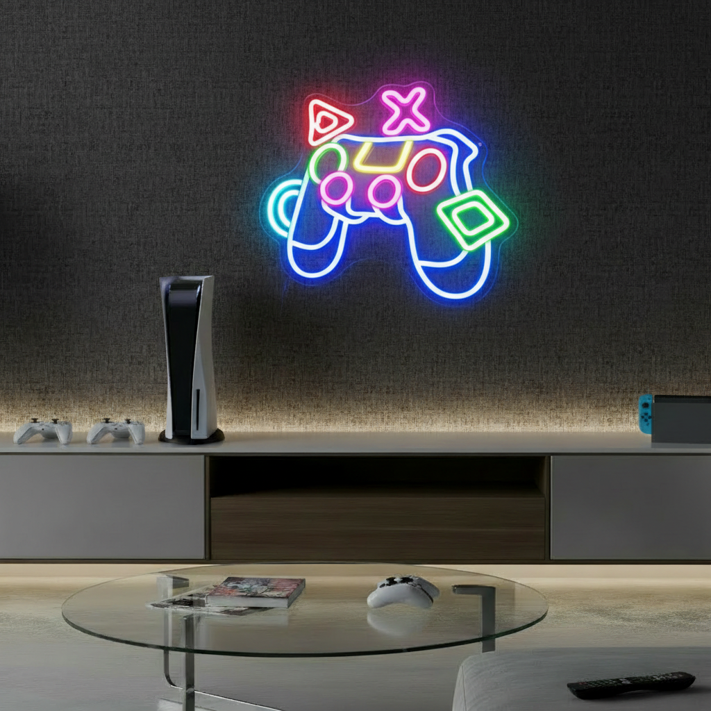 Game Controller Neon Sign Led Neon Sign for Wall Decor - VN03 - Customneonstudio