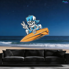 Ghost Ship Glow: Skull & Boat Neon Sign Light Artwork