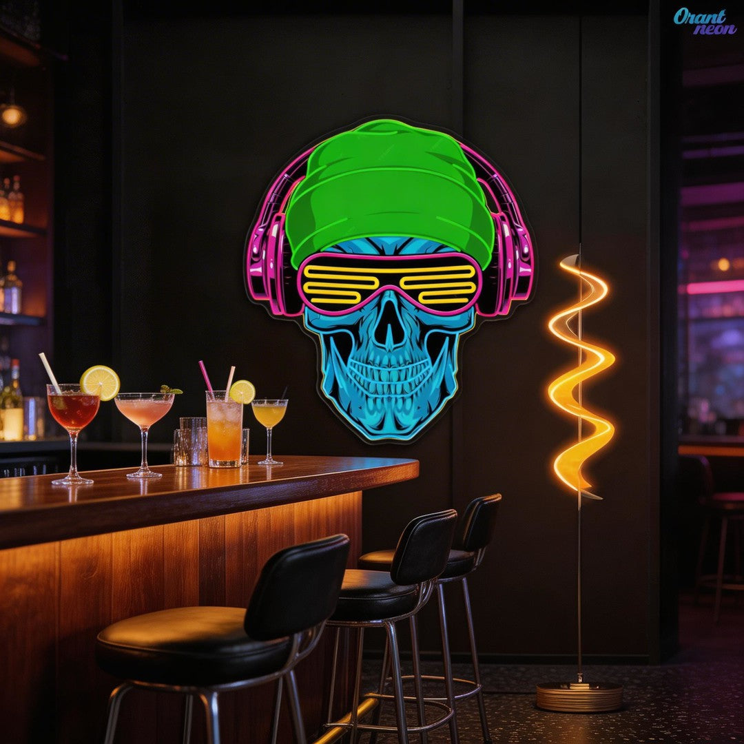 Headbanger's Glow Neon Sign Light Artwork