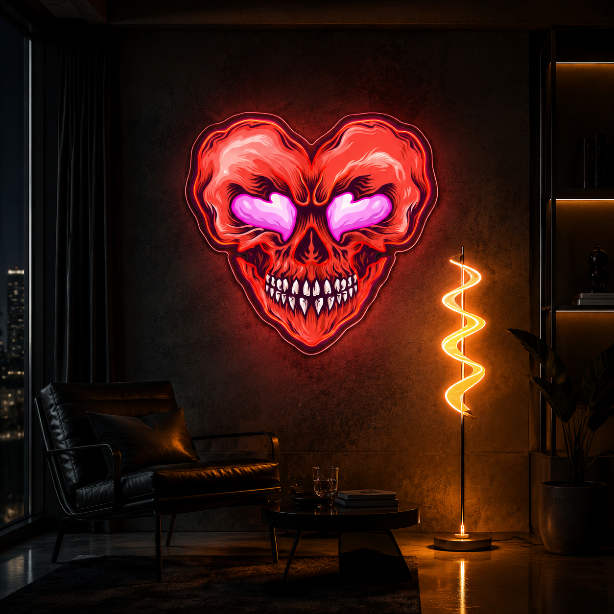Through Your Eyes, I See Love Best Gift For Valentine Neon Sight Light Artwork