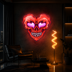 Through Your Eyes, I See Love Best Gift For Valentine Neon Sight Light Artwork