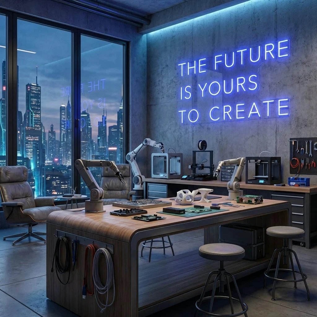 The Future Is Yours To Create Led Neon Sign Light