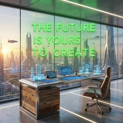 The Future Is Yours To Create Led Neon Sign Light