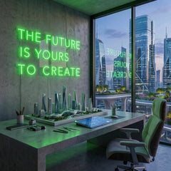 The Future Is Yours To Create Led Neon Sign Light