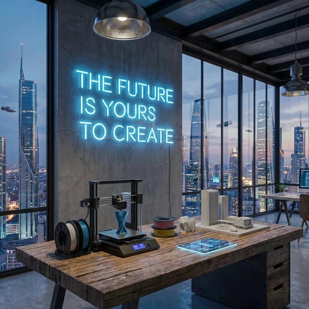The Future Is Yours To Create Led Neon Sign Light