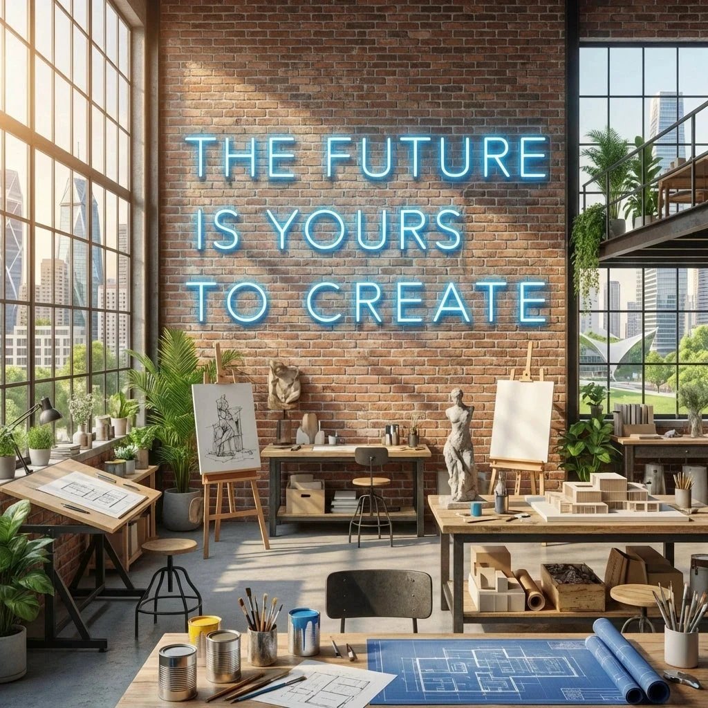 The Future Is Yours To Create Led Neon Sign Light