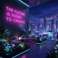 The Future Is Yours To Create Led Neon Sign Light