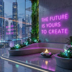 The Future Is Yours To Create Led Neon Sign Light