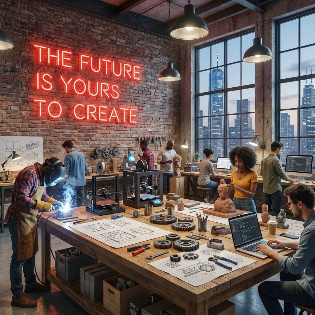 The Future Is Yours To Create Led Neon Sign Light