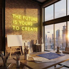 The Future Is Yours To Create Led Neon Sign Light