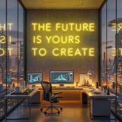 The Future Is Yours To Create Led Neon Sign Light