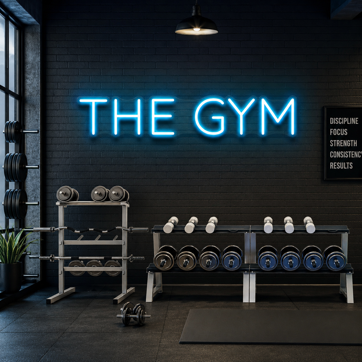 The Gym Led Neon Sign Light