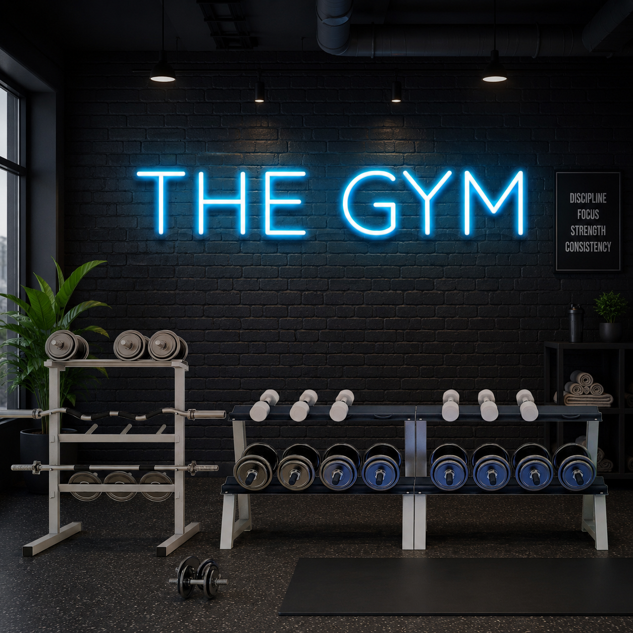 The Gym Led Neon Sign Light