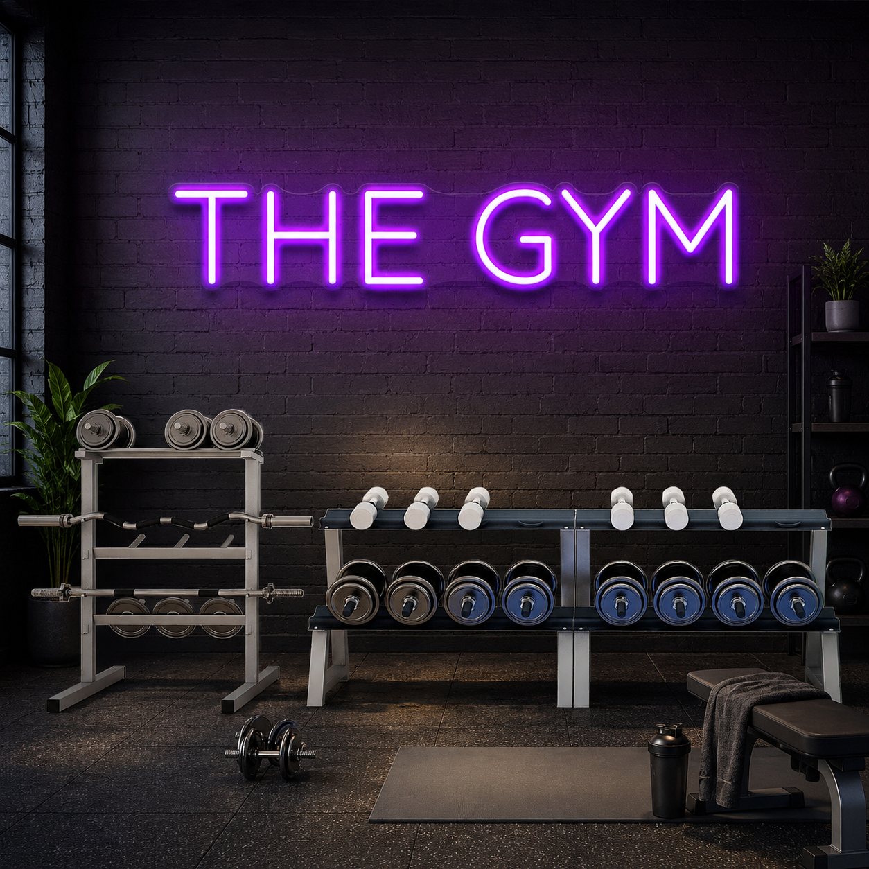 The Gym Led Neon Sign Light