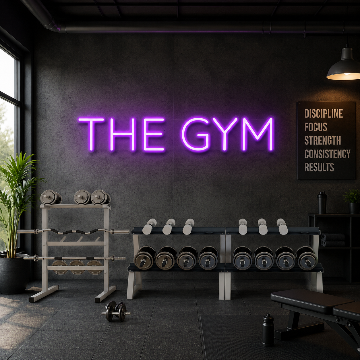 The Gym Led Neon Sign Light