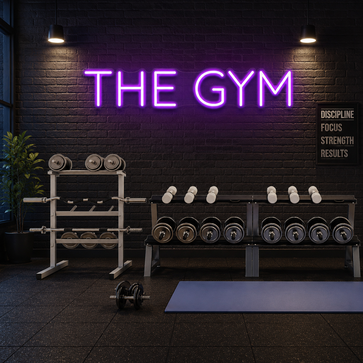 The Gym Led Neon Sign Light