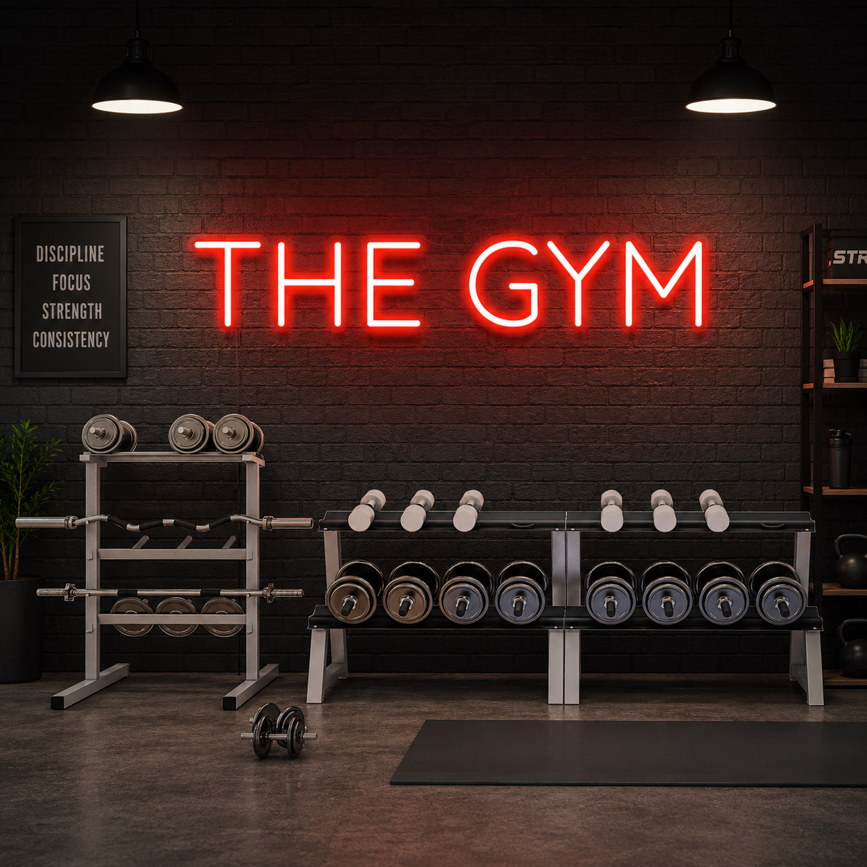 The Gym Led Neon Sign Light