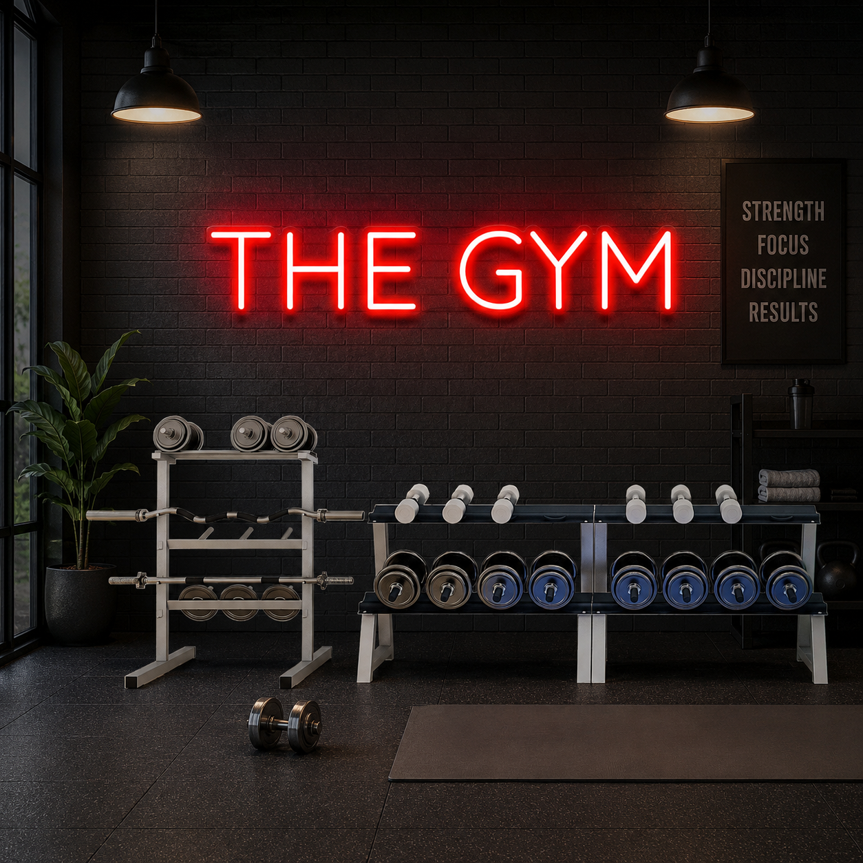 The Gym Led Neon Sign Light