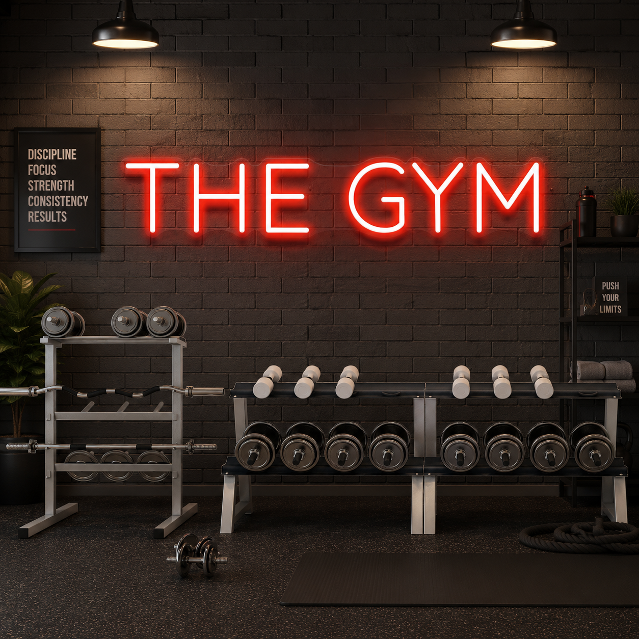 The Gym Led Neon Sign Light