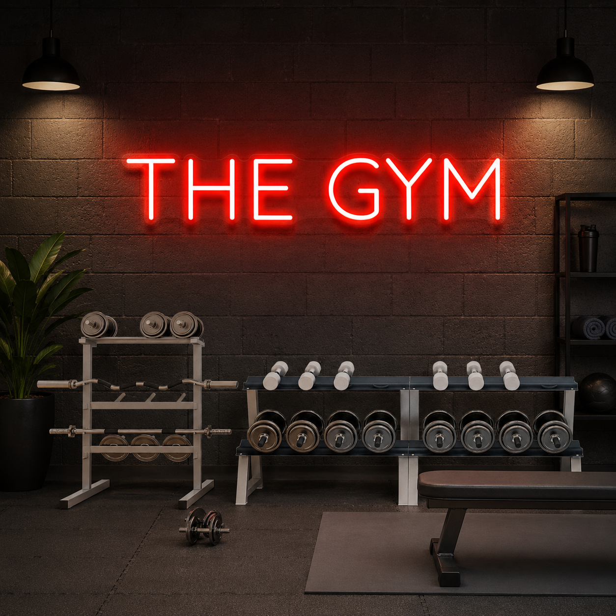The Gym Led Neon Sign Light