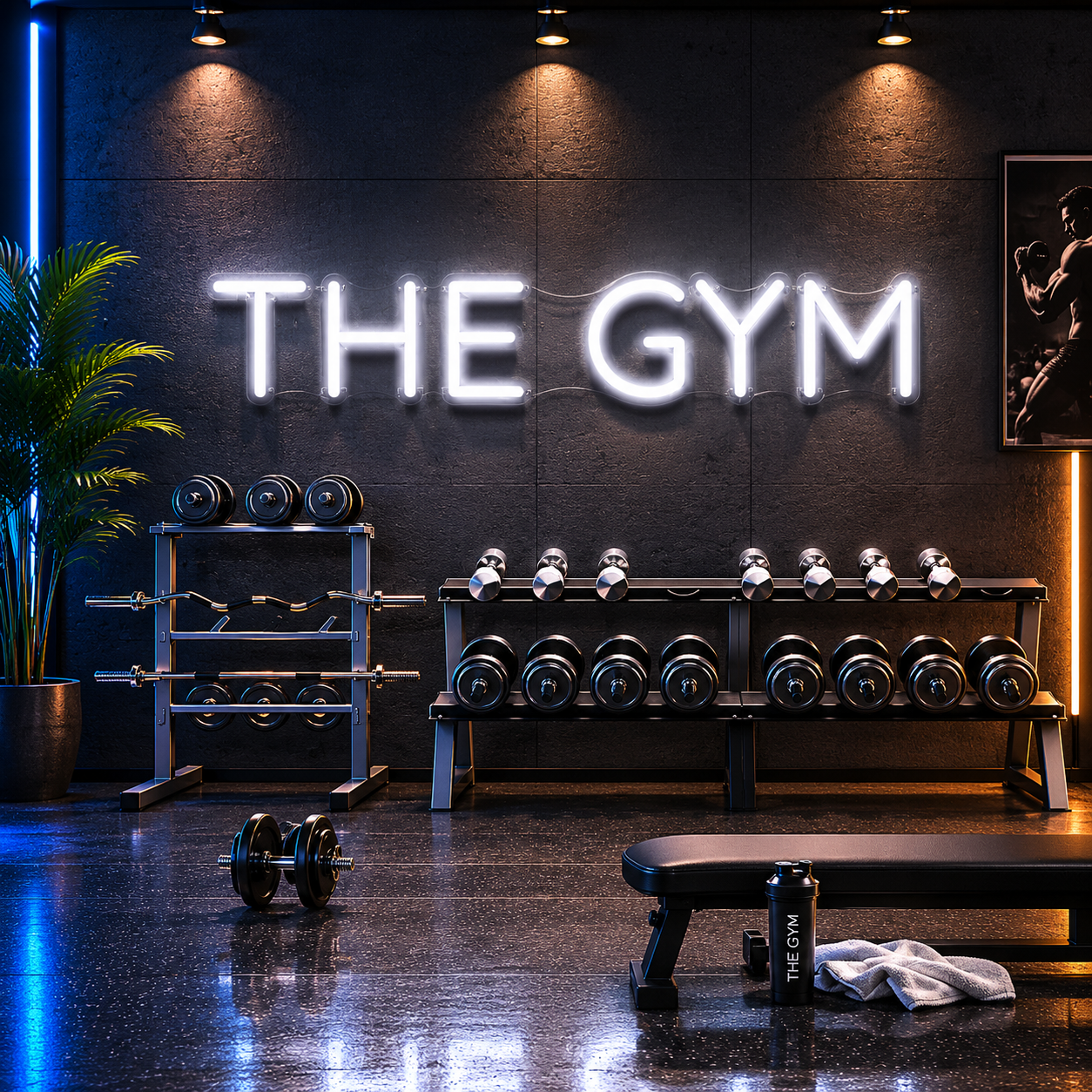 The Gym Led Neon Sign Light