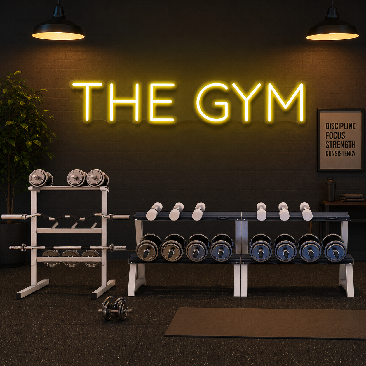 The Gym Led Neon Sign Light