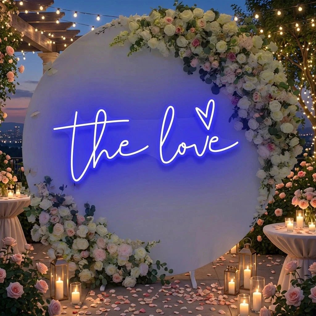 The Love Led Neon Sign Light