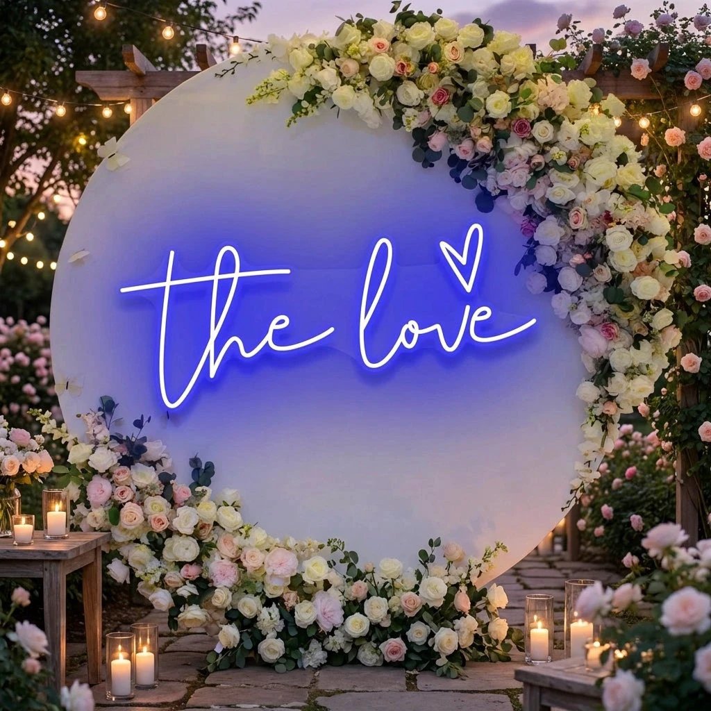 The Love Led Neon Sign Light