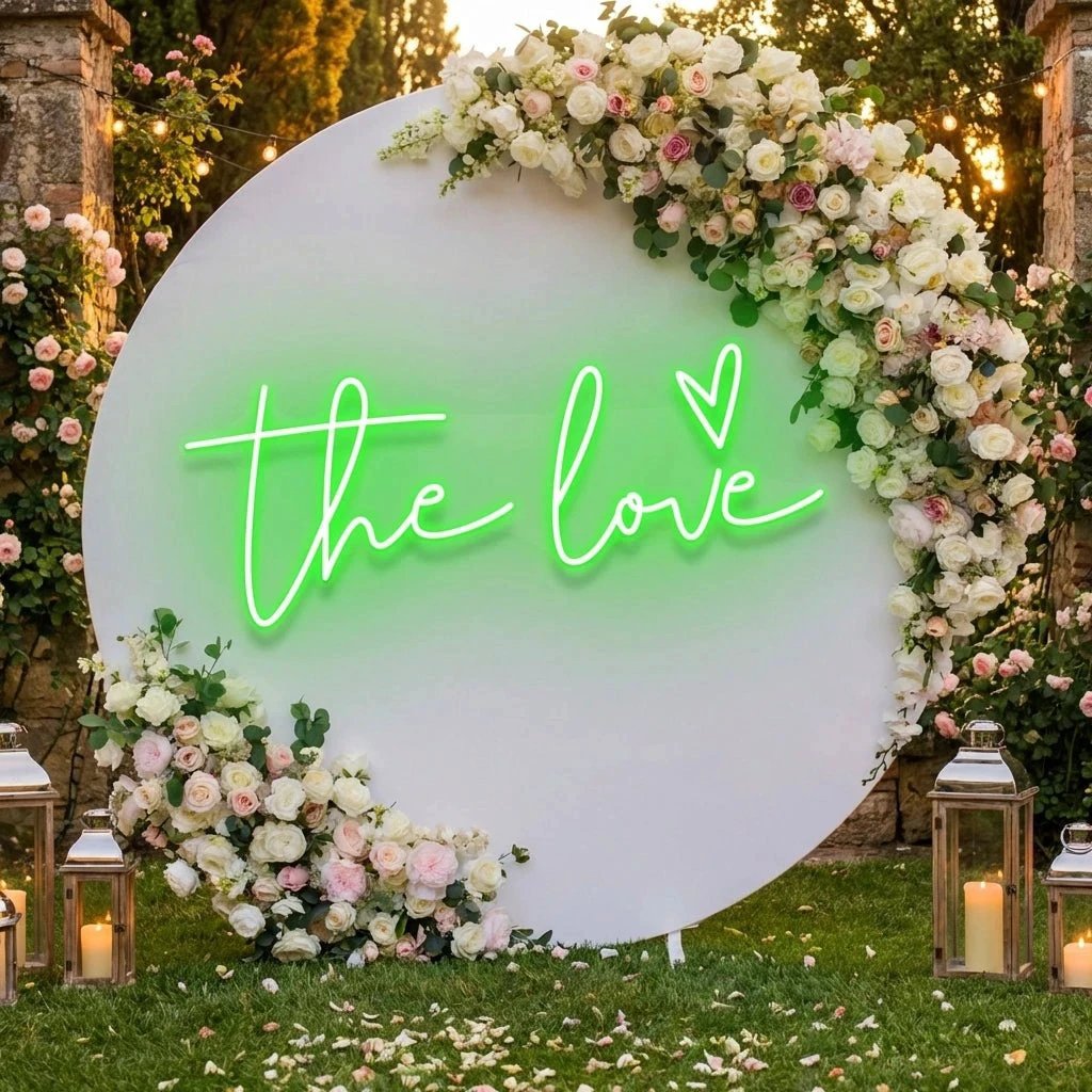 The Love Led Neon Sign Light
