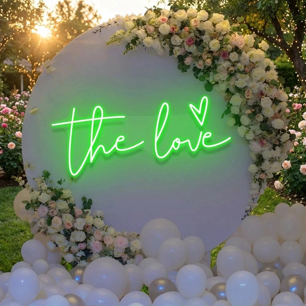 The Love Led Neon Sign Light