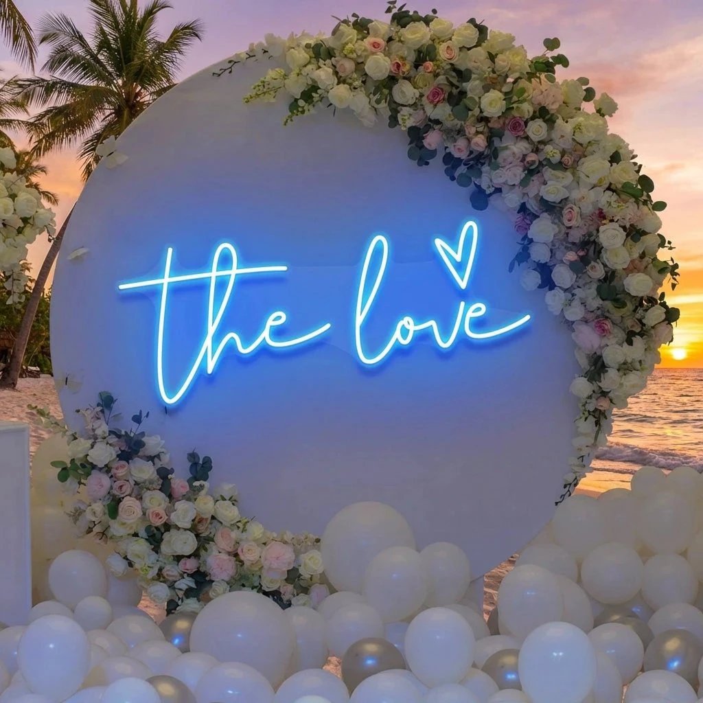 The Love Led Neon Sign Light
