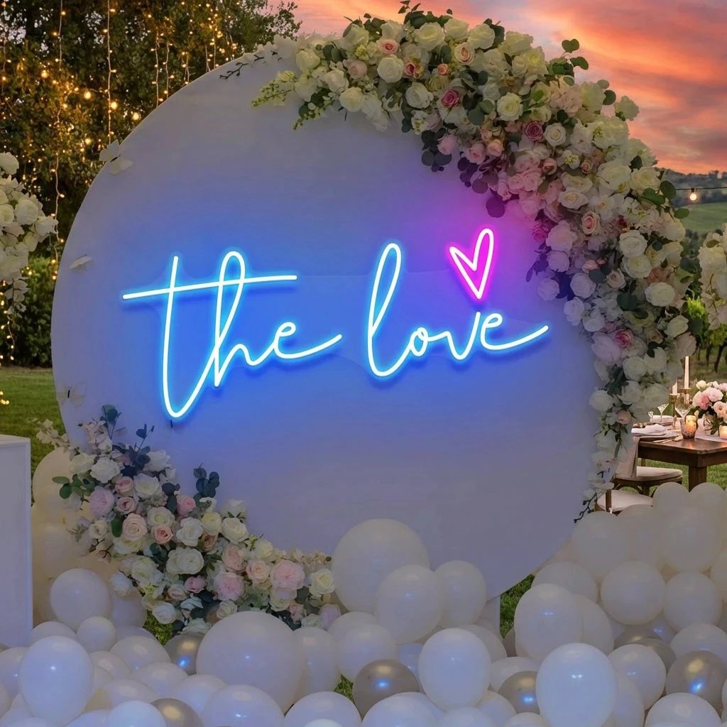 The Love Led Neon Sign Light