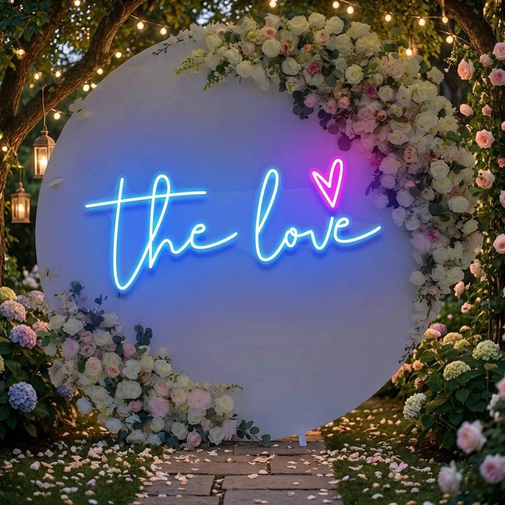 The Love Led Neon Sign Light