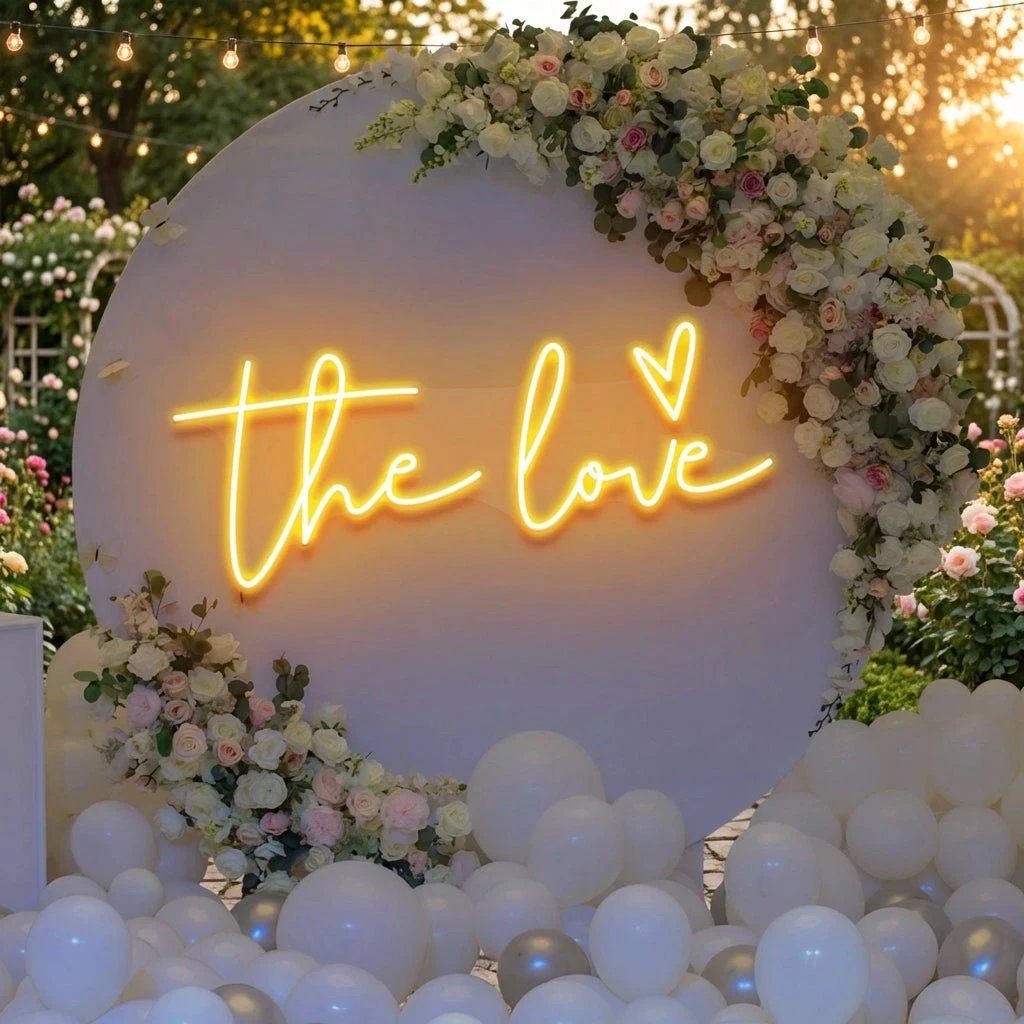 The Love Led Neon Sign Light