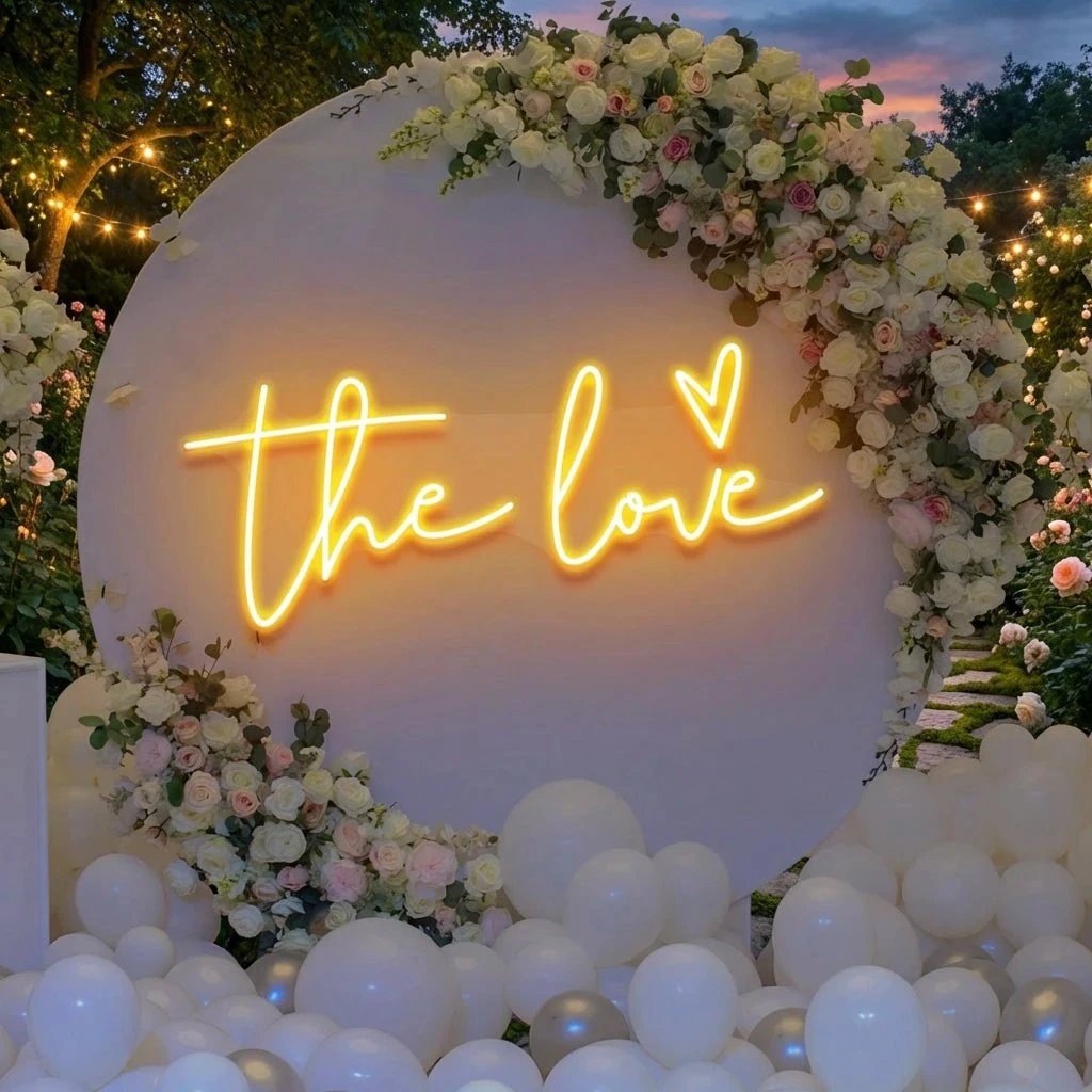 The Love Led Neon Sign Light